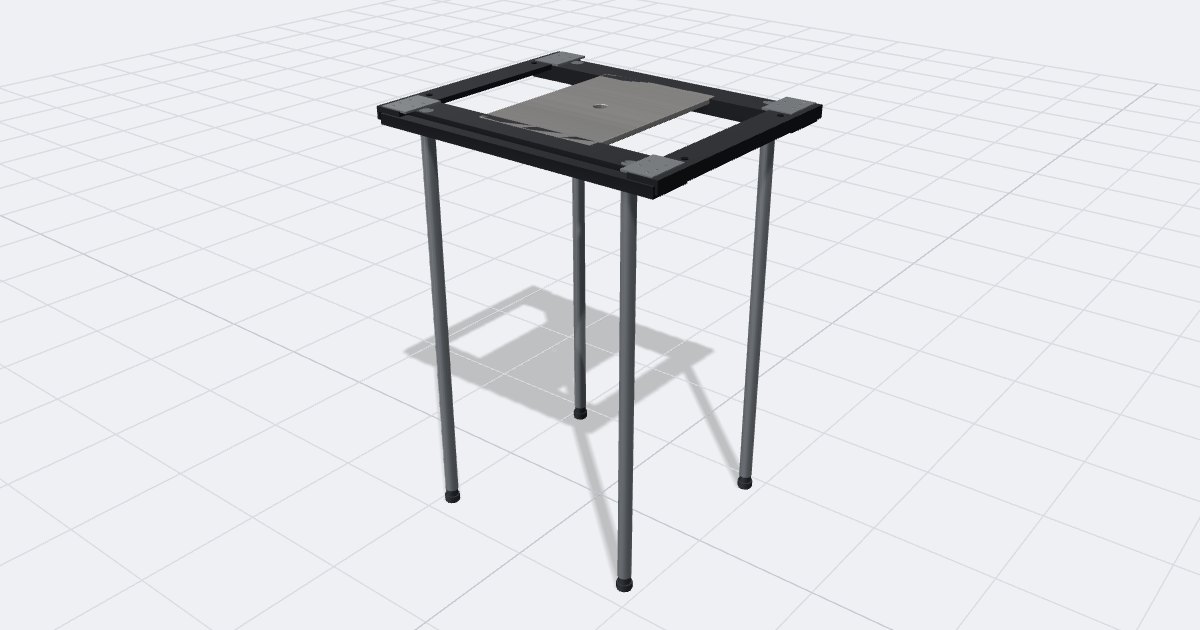 Stainless Tray 1 Unit, drawn by the planner