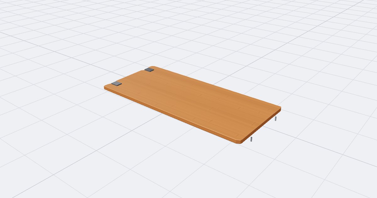 Bamboo IGT Table Long Light, drawn by the planner