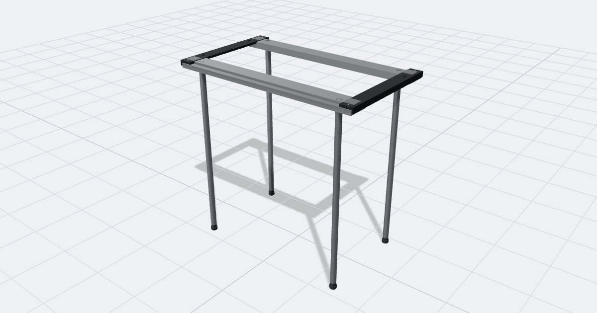 IGT Three Unit Frame, drawn by the planner