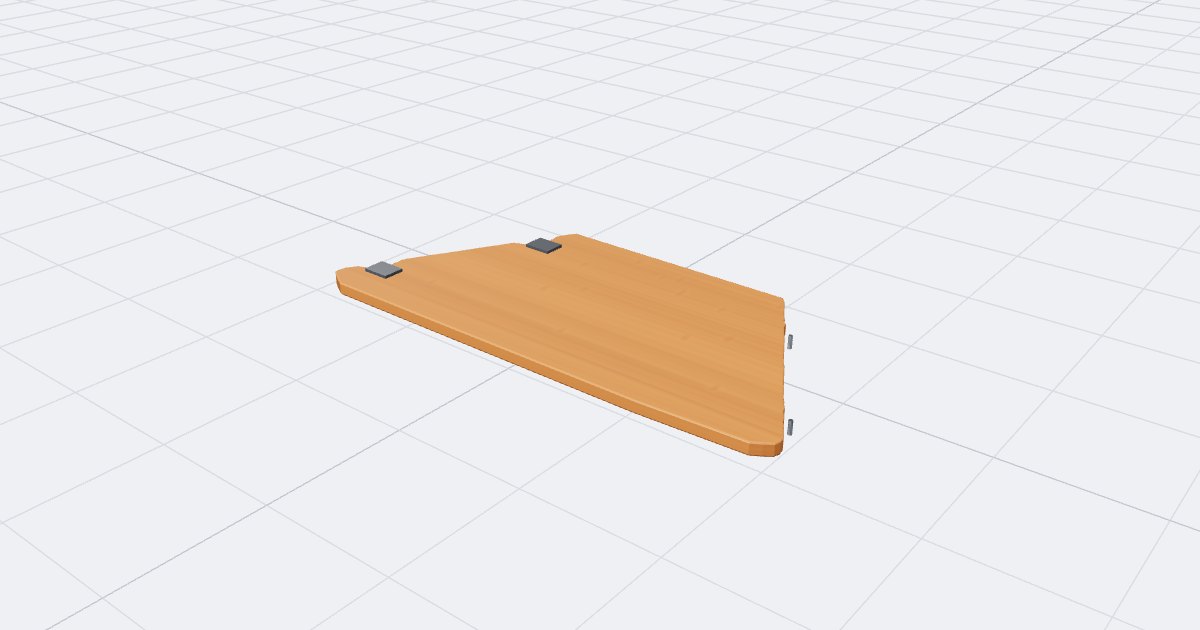 Bamboo Left Angle Extension, drawn by the planner