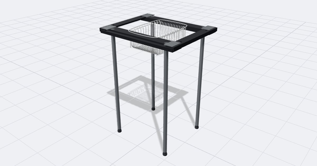 Deep Mesh Tray 1 Unit, drawn by the planner