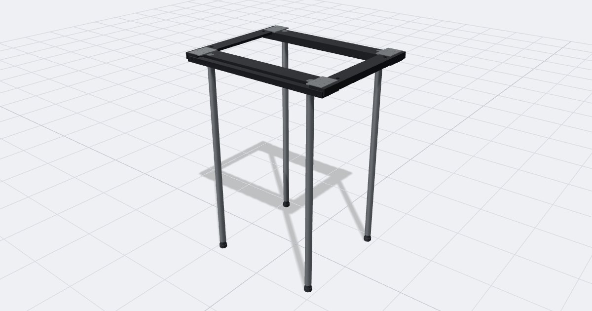 Collapsible IGT 2 Unit Frame, drawn by the planner