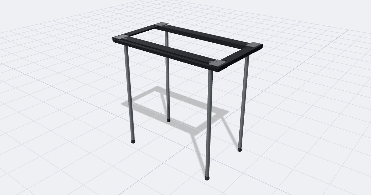 Collapsible IGT 3 Unit Frame, drawn by the planner