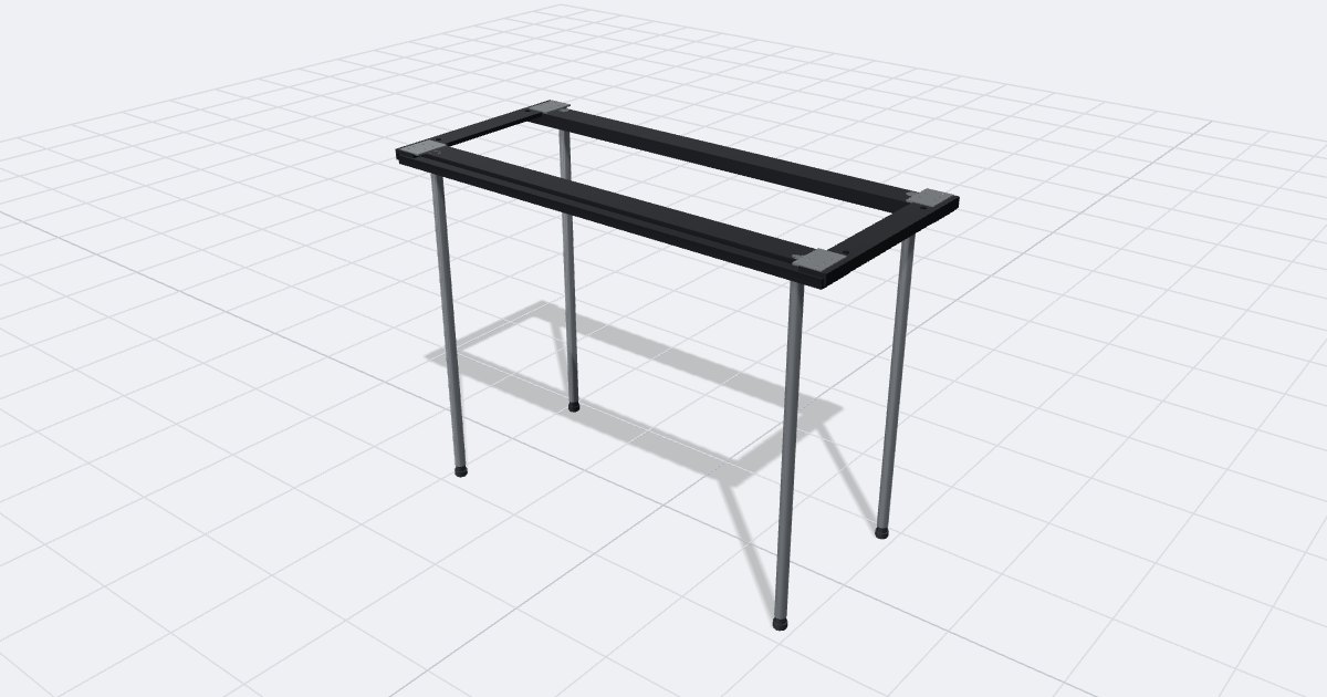 Collapsible IGT 4 Unit Frame, drawn by the planner