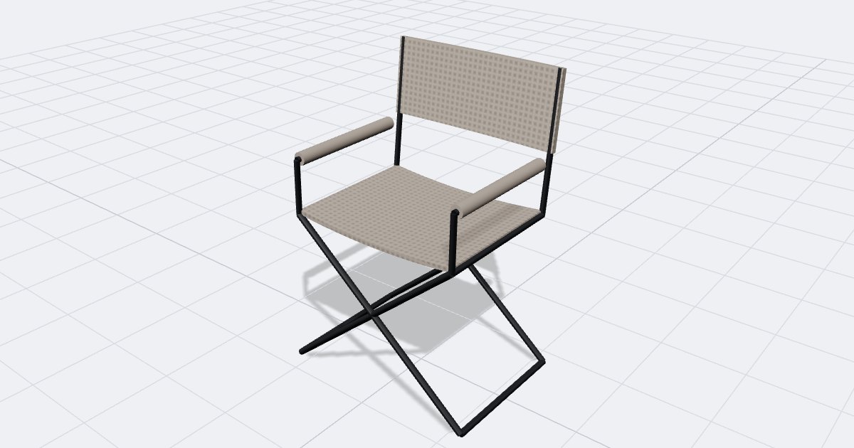 Folding Chair (Gray), drawn by the planner