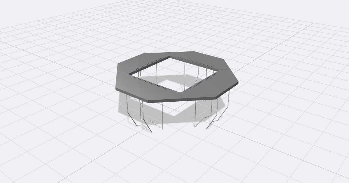 Jikaro Firering Table, drawn by the planner