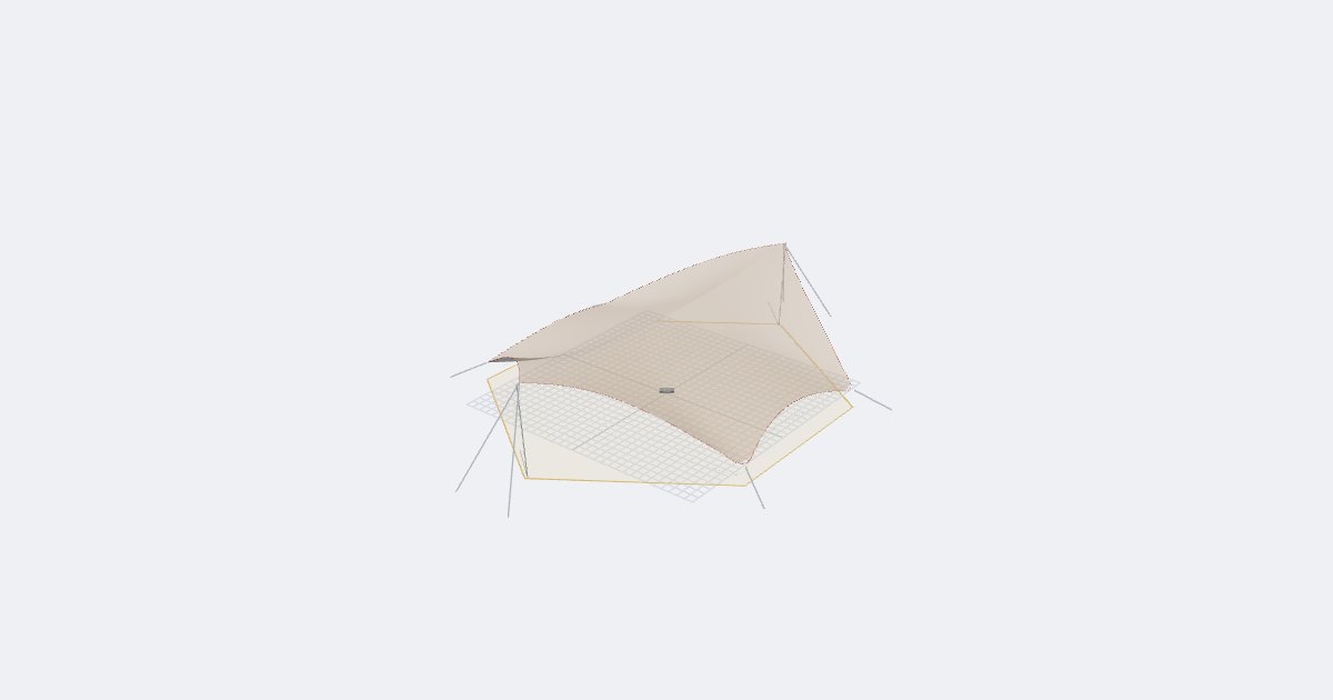 HD Tarp Shield Hexa Evo Pro, drawn by the planner